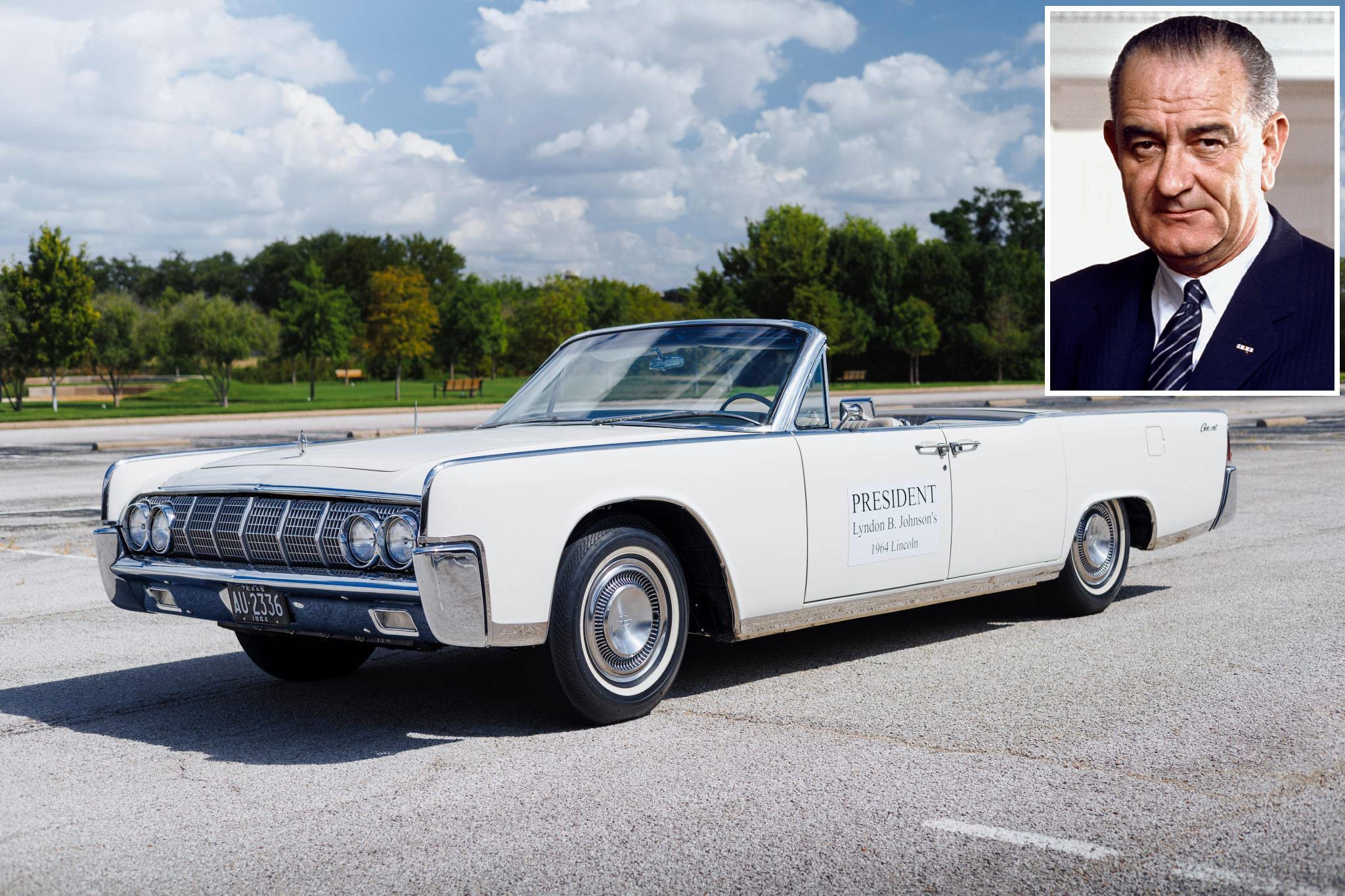  Lyndon B. Johnson’s 1964 Lincoln Continental Convertible is For Sale 