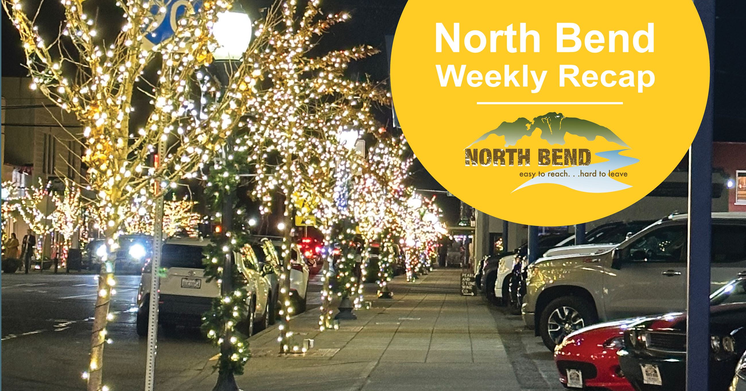  North Bend Weekly Recap: Light up NB, Holly Days, affordable housing, flood watch, and more 