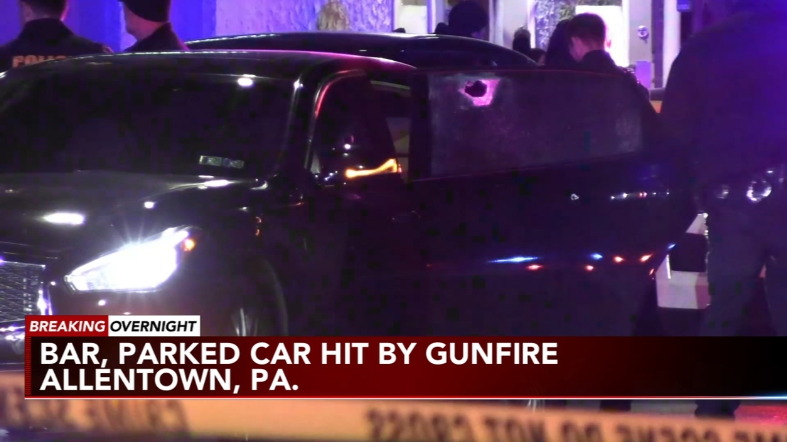  Police: Shooting damages car and shatters front door of night club in Allentown 