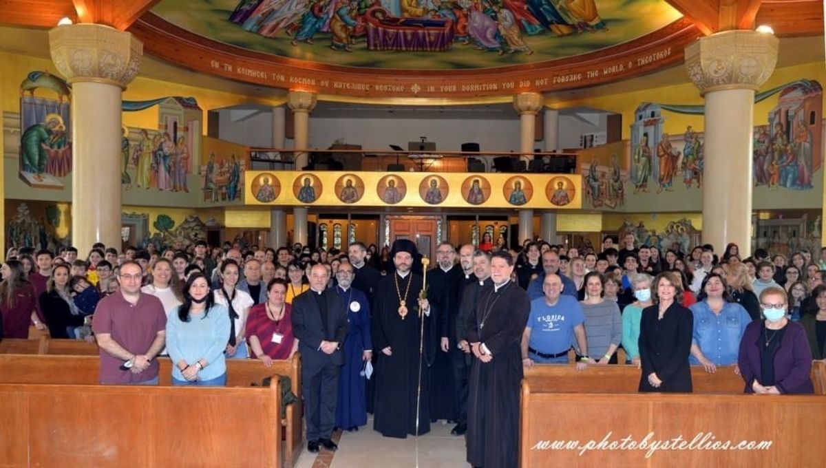  Bishop Apostolos of Medeia Visits St. Luke Greek Orthodox Community in Pennsylvania 