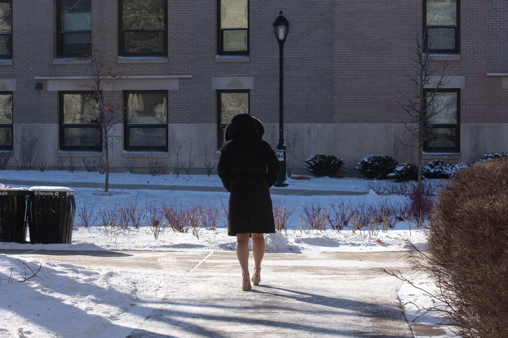  First-years transition to living in cold Evanston climate 