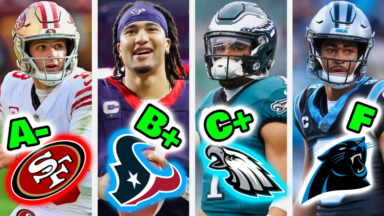  Final Grades For All 32 NFL Teams Starting Quarterbacks From The 2023 Season 