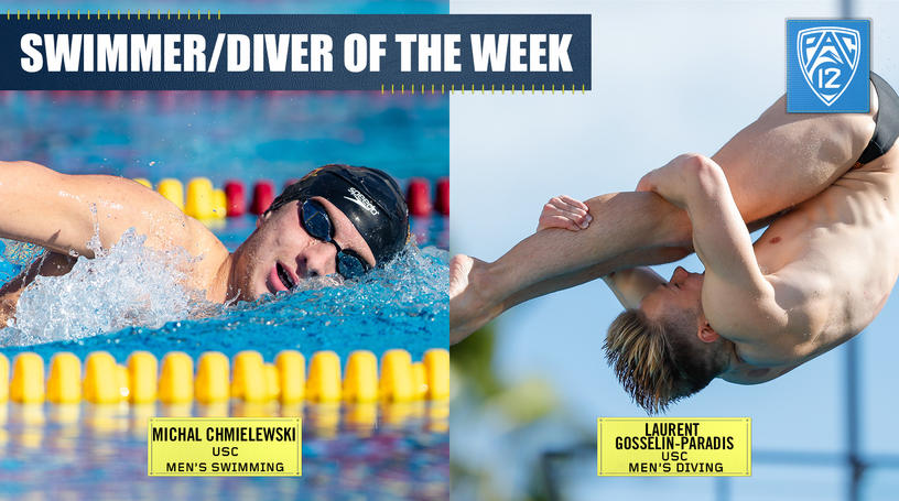   
																Men's Pac-12 Swimmer and Diver of the Week - Jan. 16, 2024 
															 