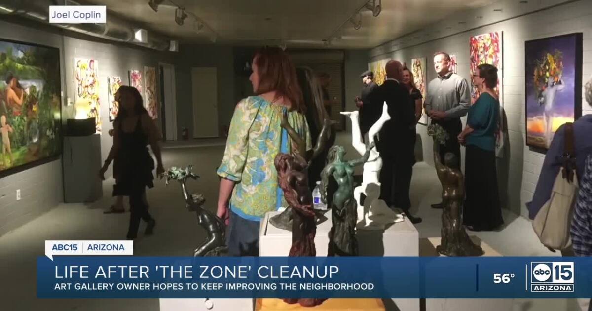  Phoenix art gallery back in business after clean up of 'The Zone' 