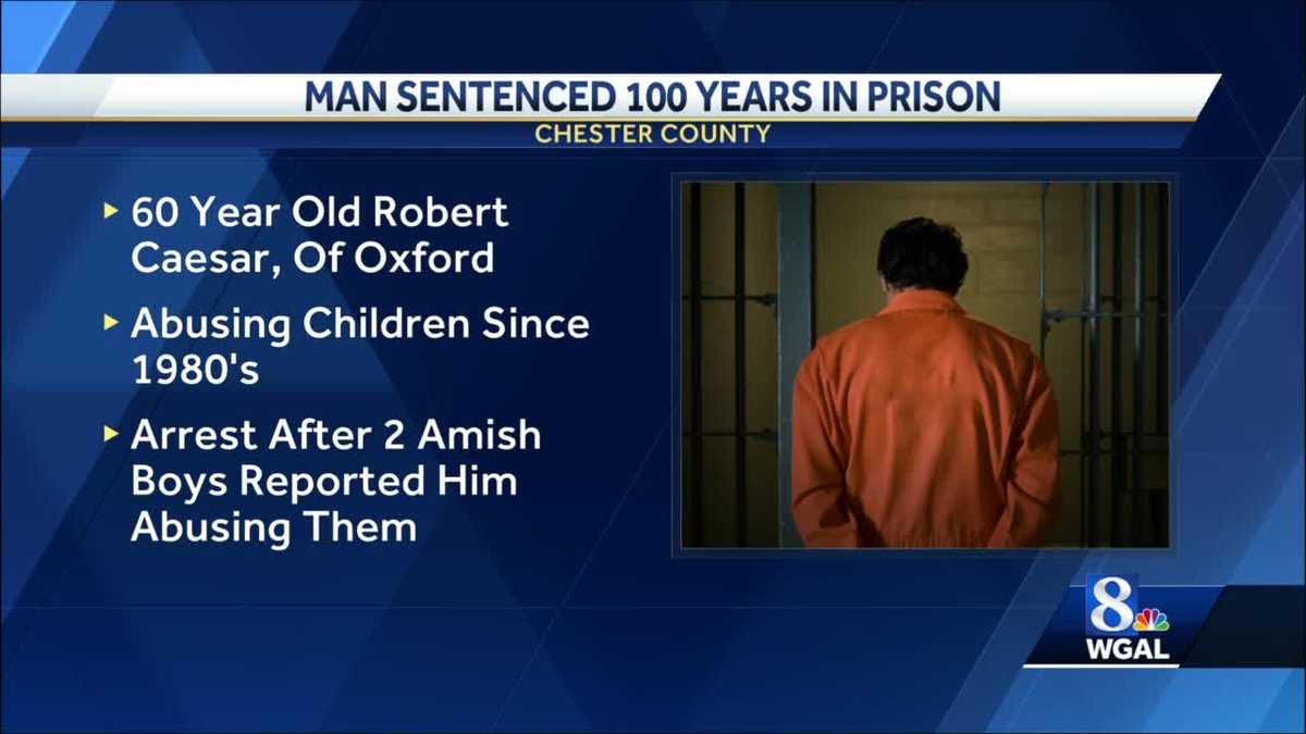  Serial child predator in Pa. sentenced to 100 years 