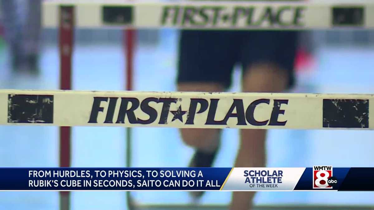  Solving Rubik's cubes and jumping hurdles, South Portland student does it all 