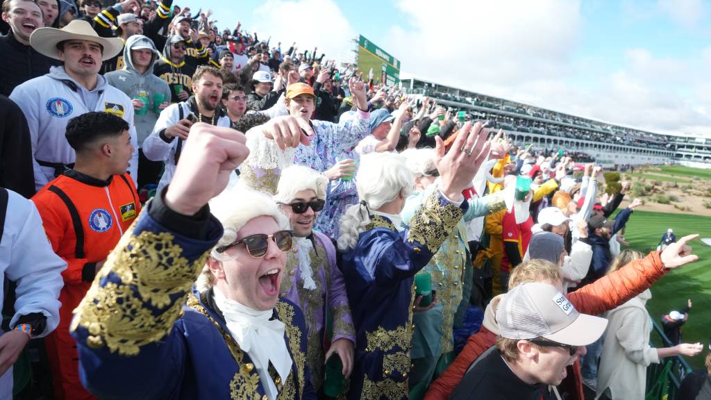  Costumes, beers and vibes: Scenes from TPC Scottsdale's 16th-hole stadium at 2024 WM Phoenix Open 