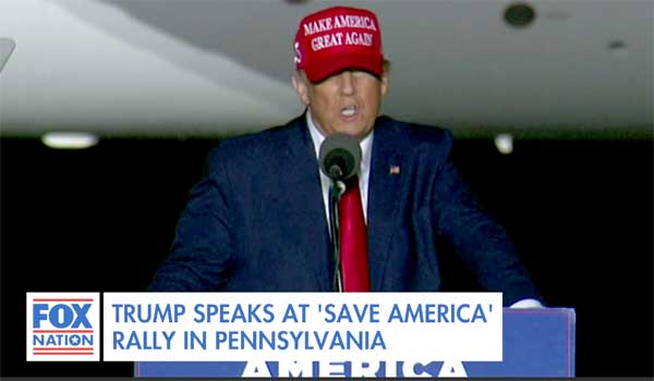  WATCH LIVE: Former President Donald Trump Holds Rally in Latrobe, Pennsylvania 