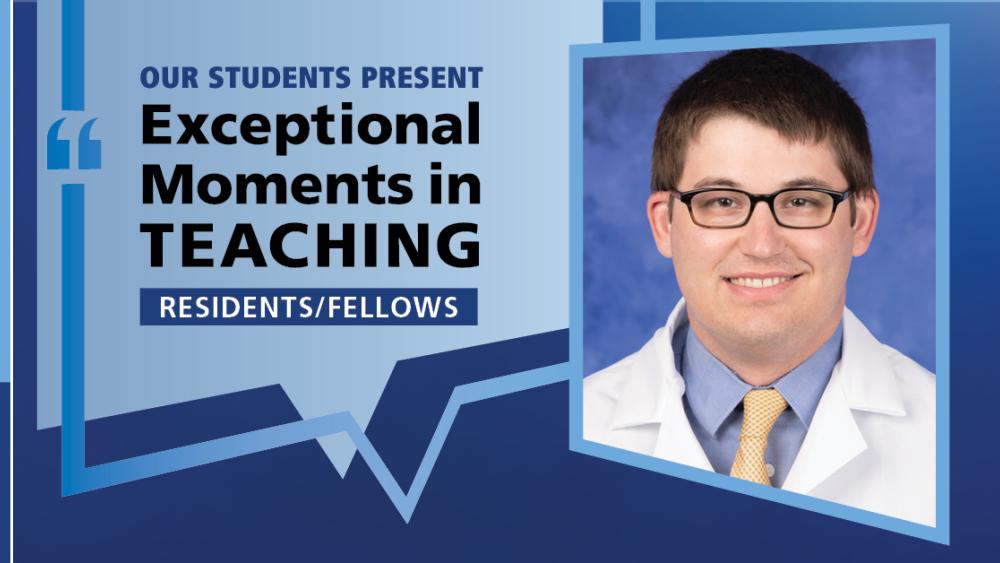  Pediatric resident Barber recognized for exceptional teaching 