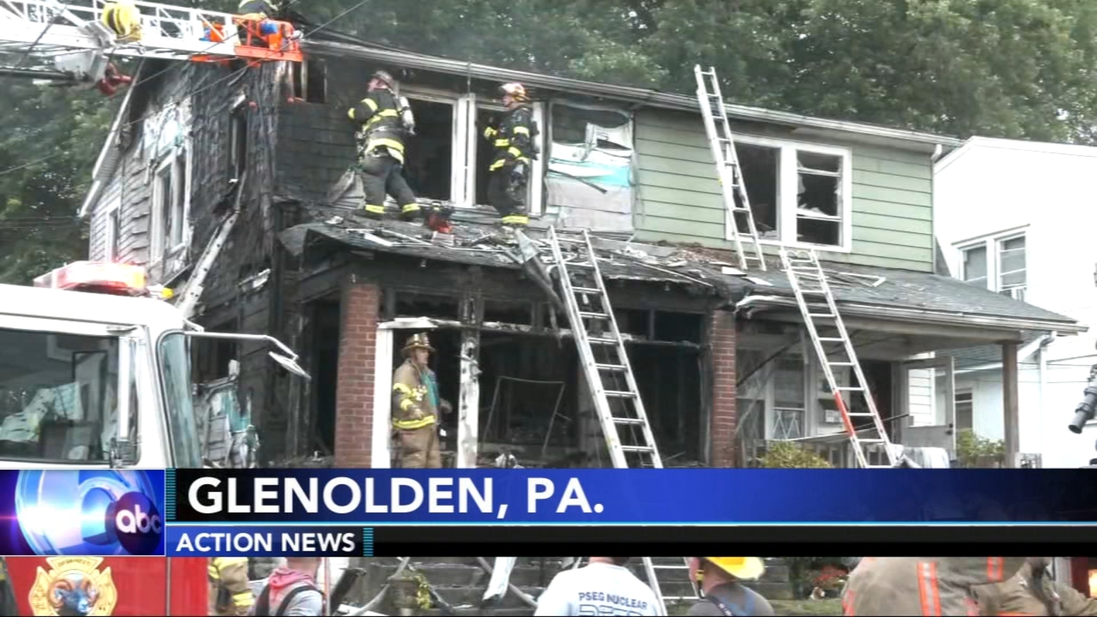  Family escapes house fire in Glenolden, Delaware County 