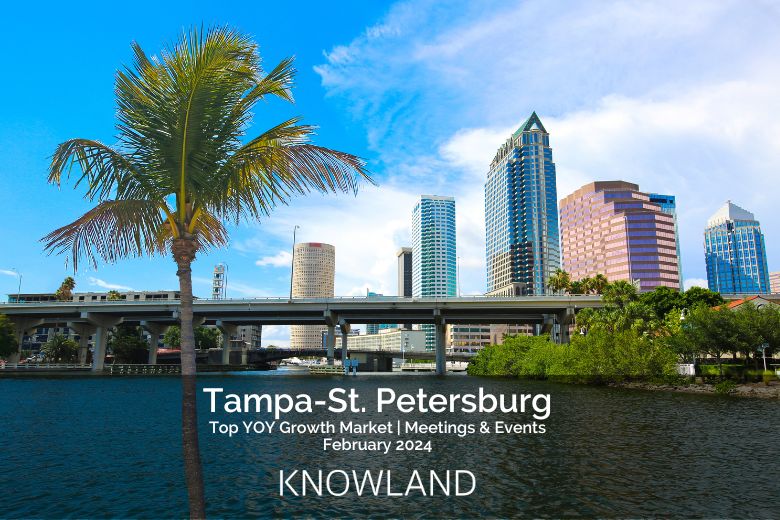  Knowland: Tampa-St. Petersburg sees 20 percent growth in February M&E 