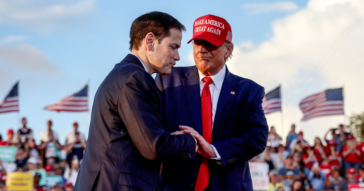  Trump eyes Sen. Marco Rubio as a potential VP pick 