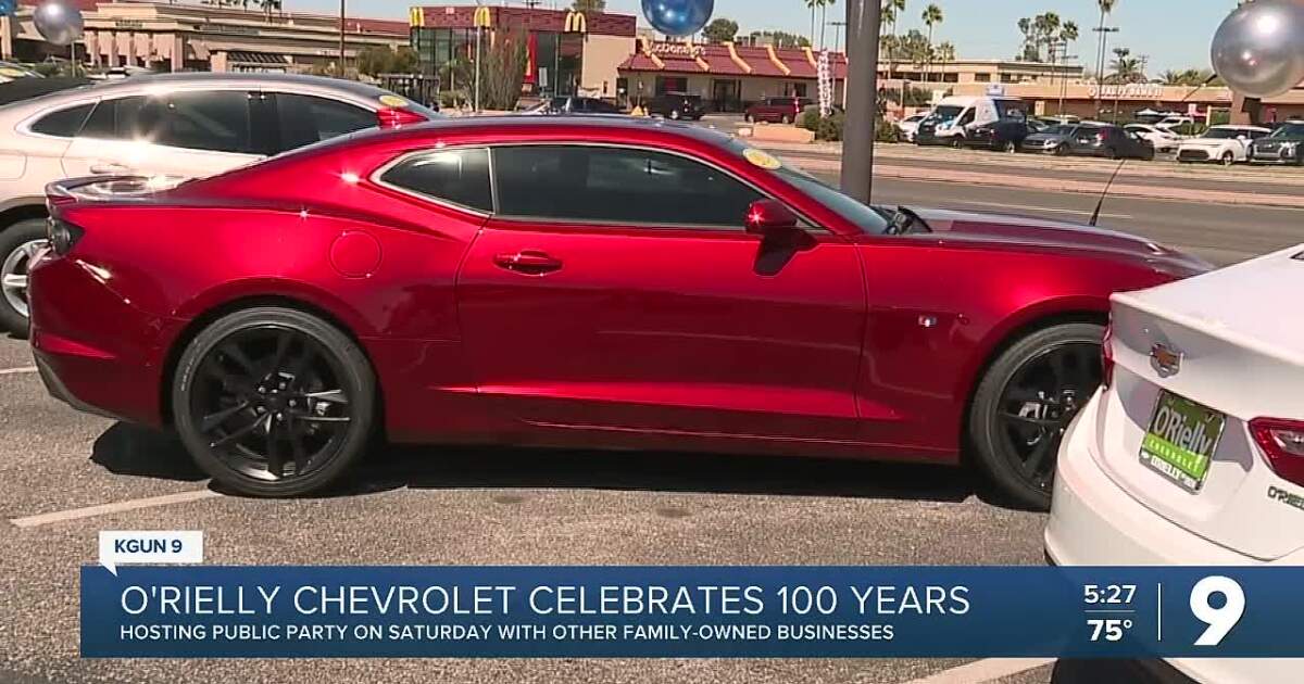  Join O'Rielly Chevrolet's Centennial Celebration Saturday, March 23 