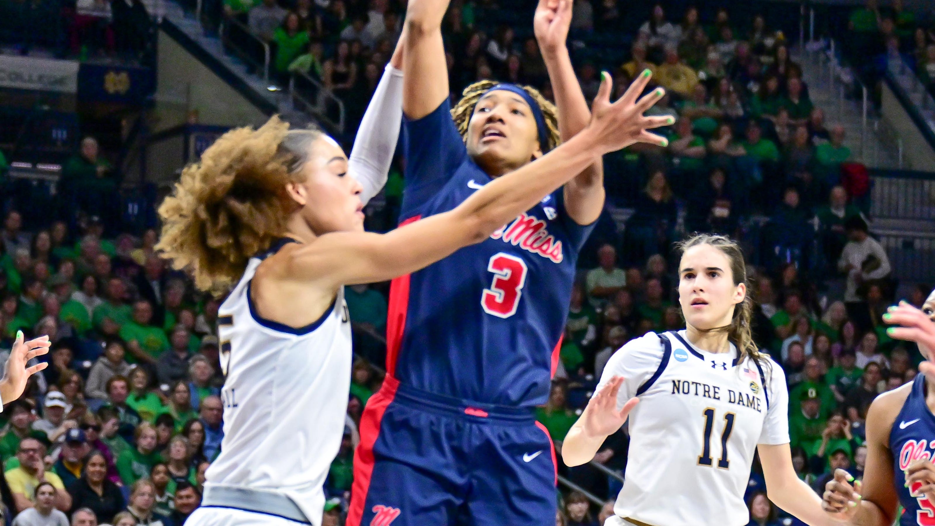  Ole Miss women's basketball vs Notre Dame in NCAA Tournament March Madness: Top photos 