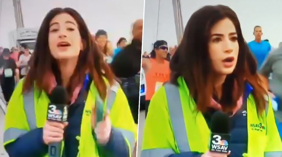  TV reporter spanked during live broadcast is left feeling 'violated' and 'embarrassed' 