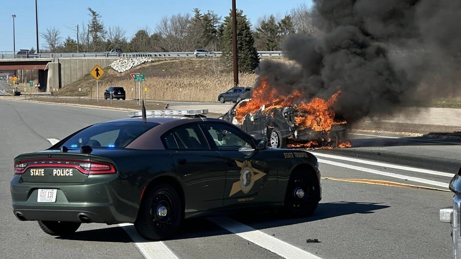  Hampton I-95 crash: Maine man seriously injured in fiery crash at toll booth 
