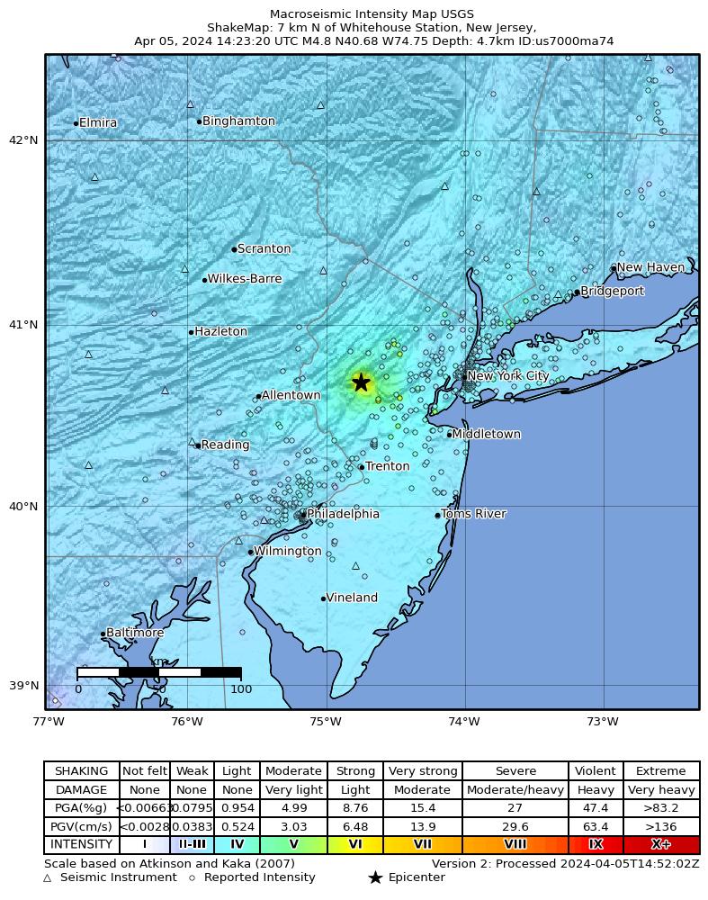  4.8 Earthquake Hits New Jersey, Near Trump National Golf Club Bedminster 