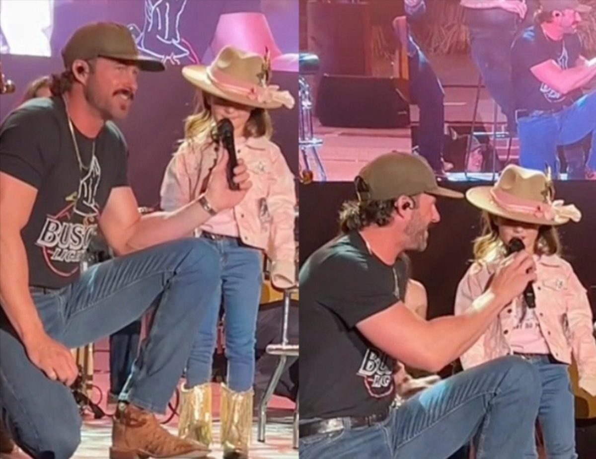 Riley Green Brings Precious Little Girl On Stage To Sing “Mississippi Or Me” At Southaven Concert Last Night 