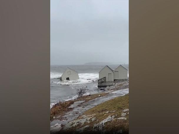  Iconic fishing shacks in Portland, Maine, destroyed as coast sees historic water levels 