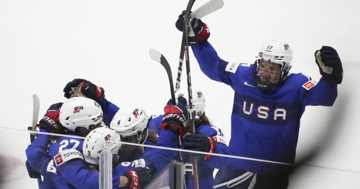  Simms' OT goal sends boosts US women at hockey worlds 
