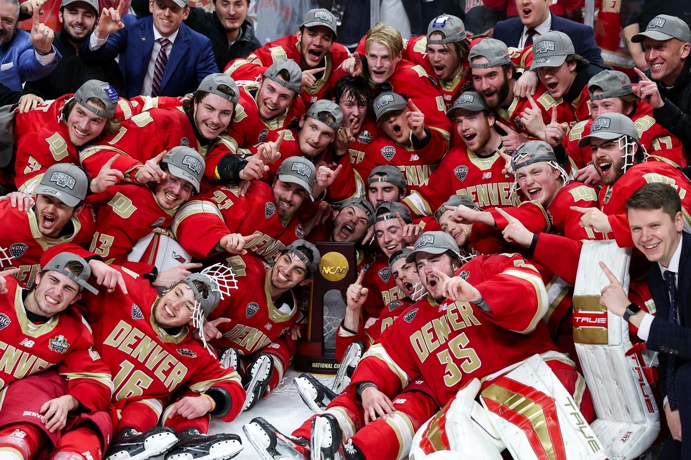  Denver shuts out Boston College for 2024 men's hockey national championship 