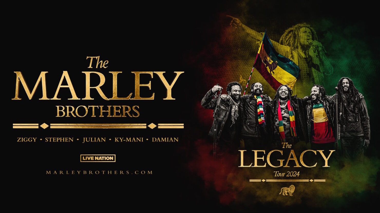  Bob Marley’s Sons Announce The Marley Brothers: The Legacy Tour 