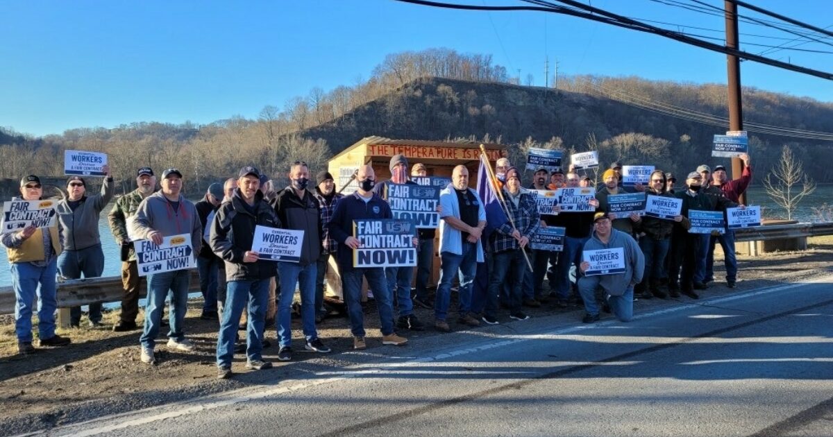  Citing Unfair Labor Practices, 1,300 Steelworkers Strike in Five States 