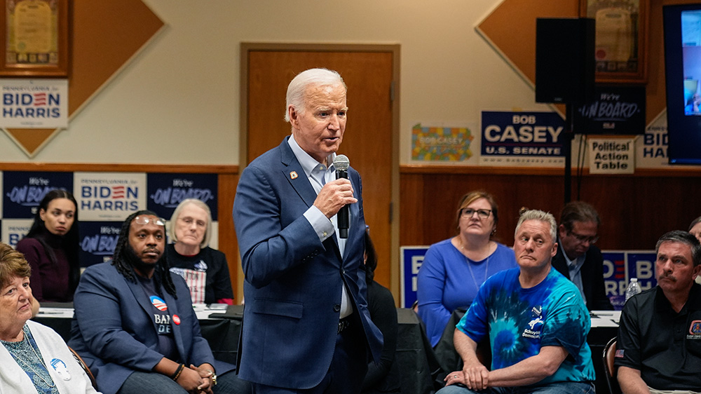  Biden's outreach in conservative areas is key to winning, and to uniting the US 