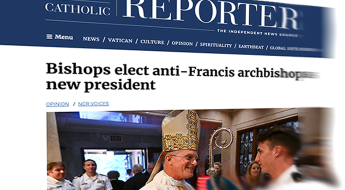  Angry hypocrisy and convenient ultramontanism at Nat’l Catholic Reporter 