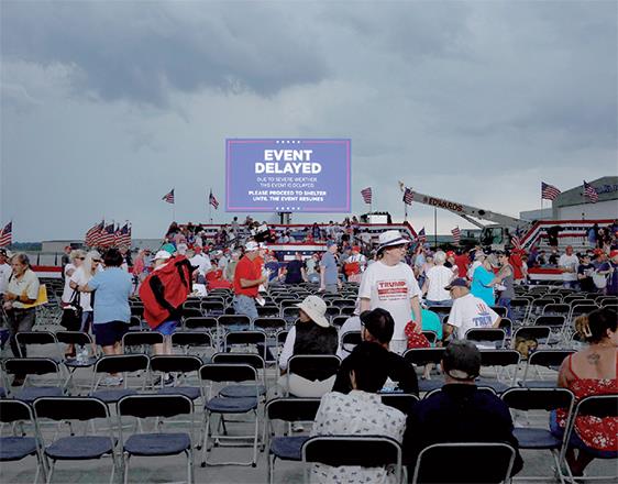  Trump Postpones First Rally Since Trial Began, Due To Bad Weather 