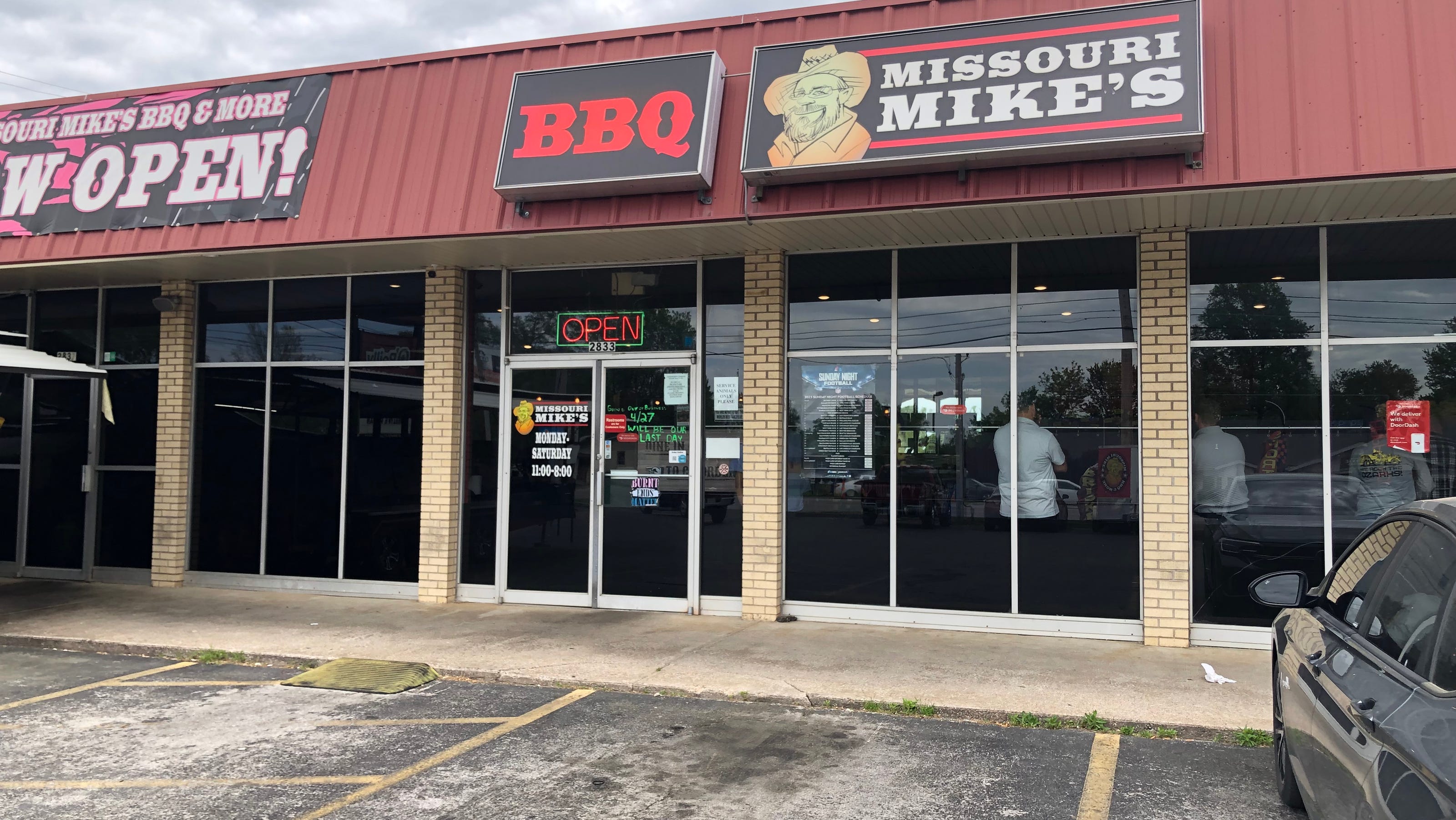  Springfield's Missouri Mike's BBQ & More announces final day will be April 27 