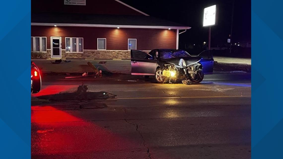  TPD: Police chase ends in crash in west Toledo early Thursday, teen hospitalized 
