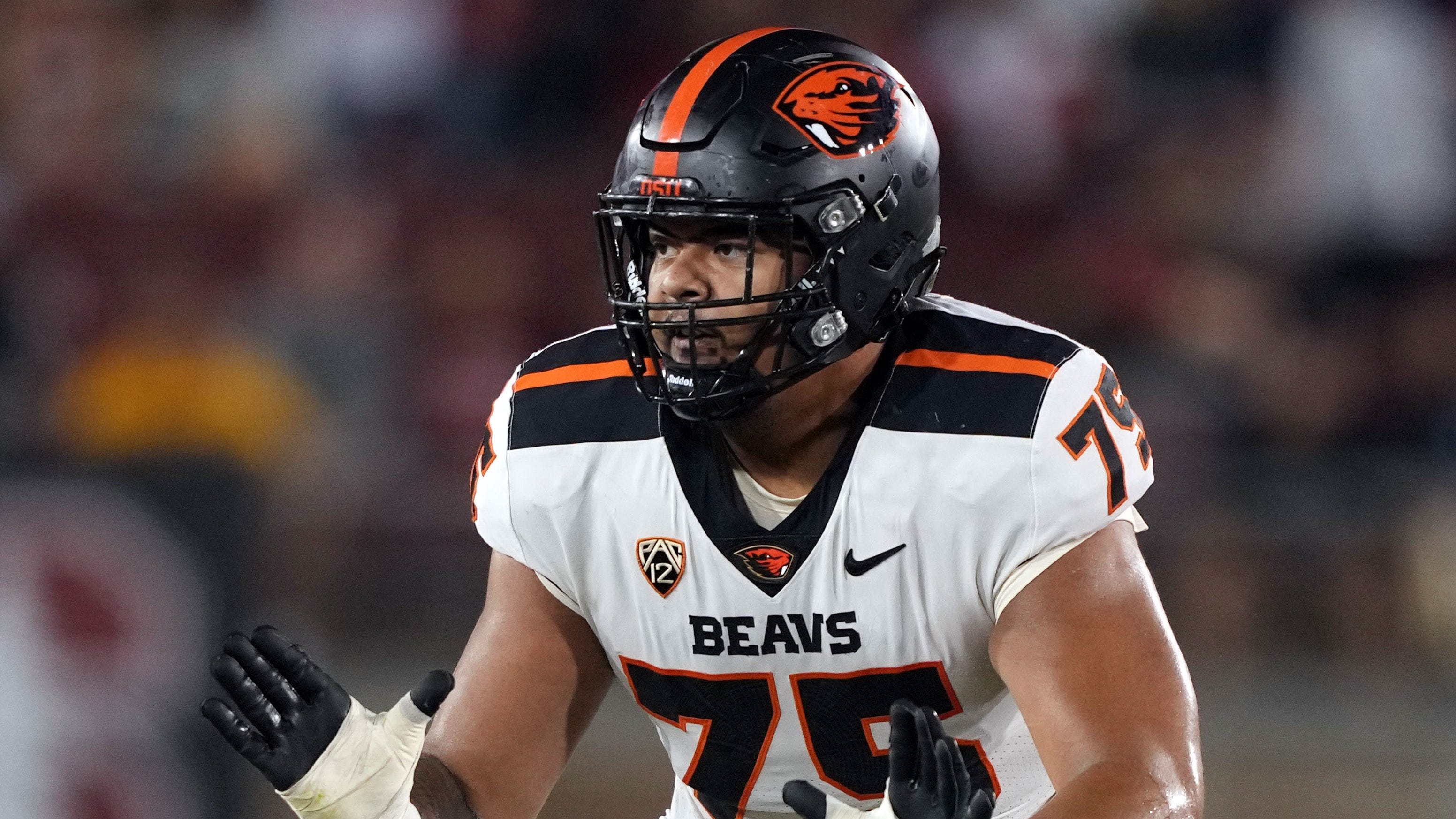  New Orleans Saints pick Oregon State OL Taliese Fuaga in Round 1 of 2024 NFL Draft. What to know 