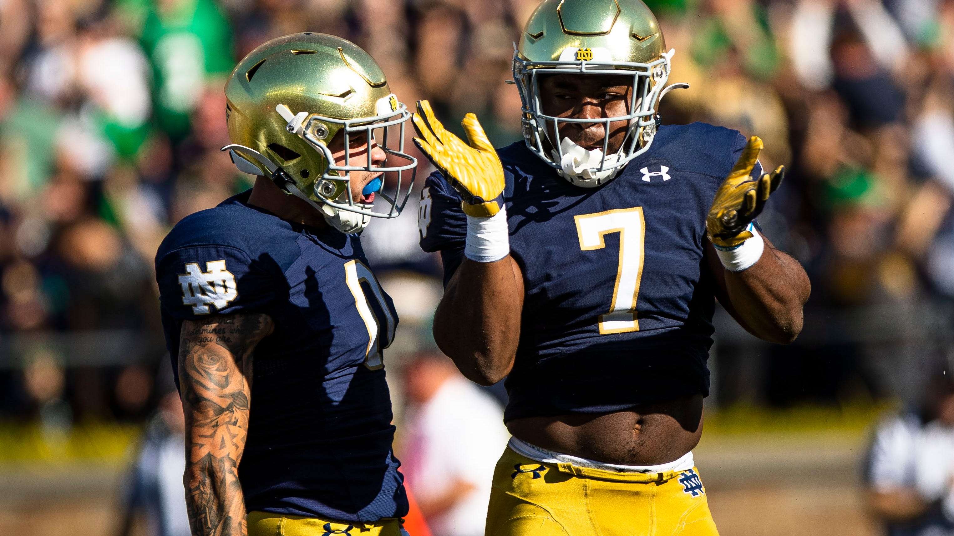  Photo gallery: Running back Audric Estime, a Notre Dame 2024 NFL Draft prospect 