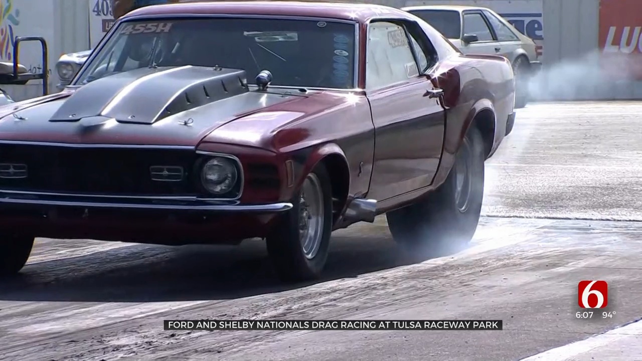  Ford And Shelby Nationals Drag Racing At Tulsa Raceway Park 