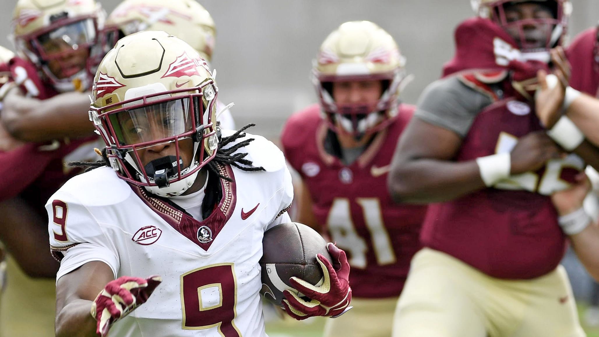   
																FSU Football Running Back Names Player Who Will 'Shock Some People' This Fall 
															 