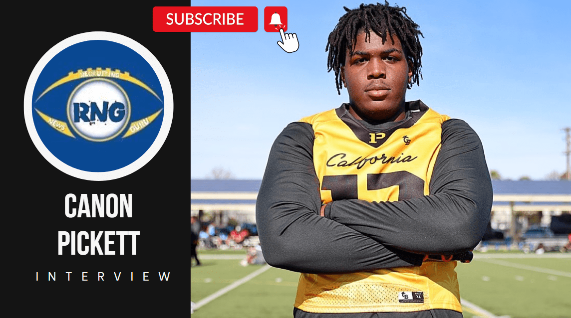   
																RNG Recruiting Profile & Interview: Canon Pickett, OL, Tampa Bay Tech | Class of 2026 
															 