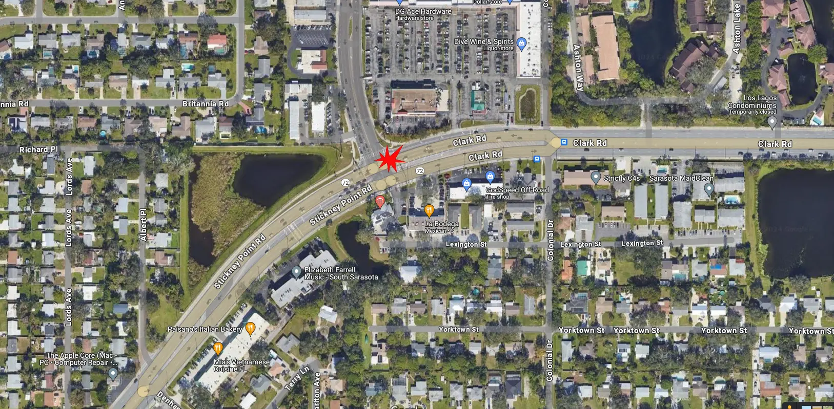  Sarasota Pedestrian Dies After Being Hit While Crossing Clark Rd Saturday Night 