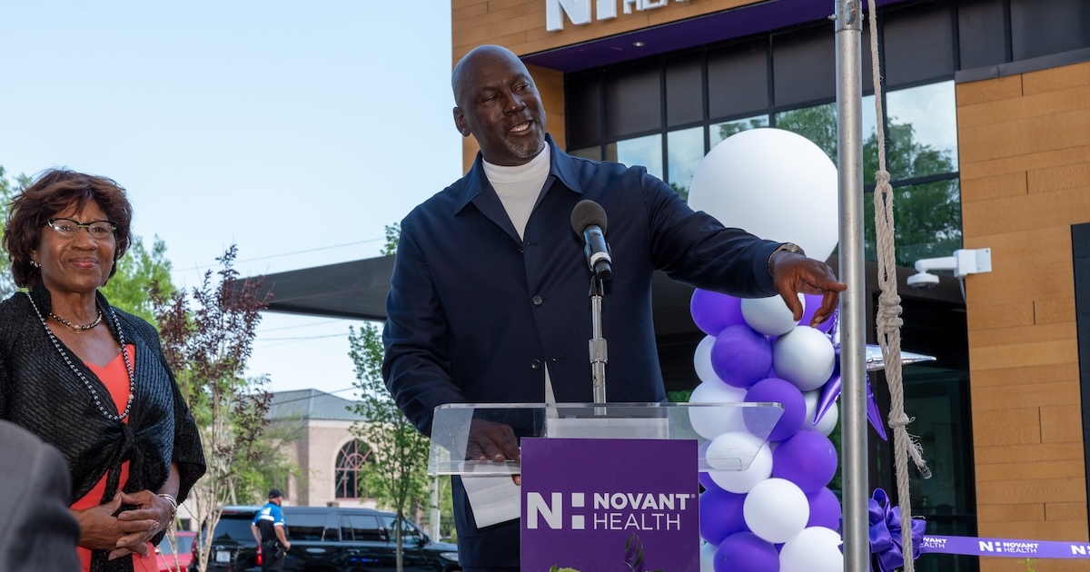  Michael Jordan teams with Novant Health to open clinic in Wilmington, North Carolina 