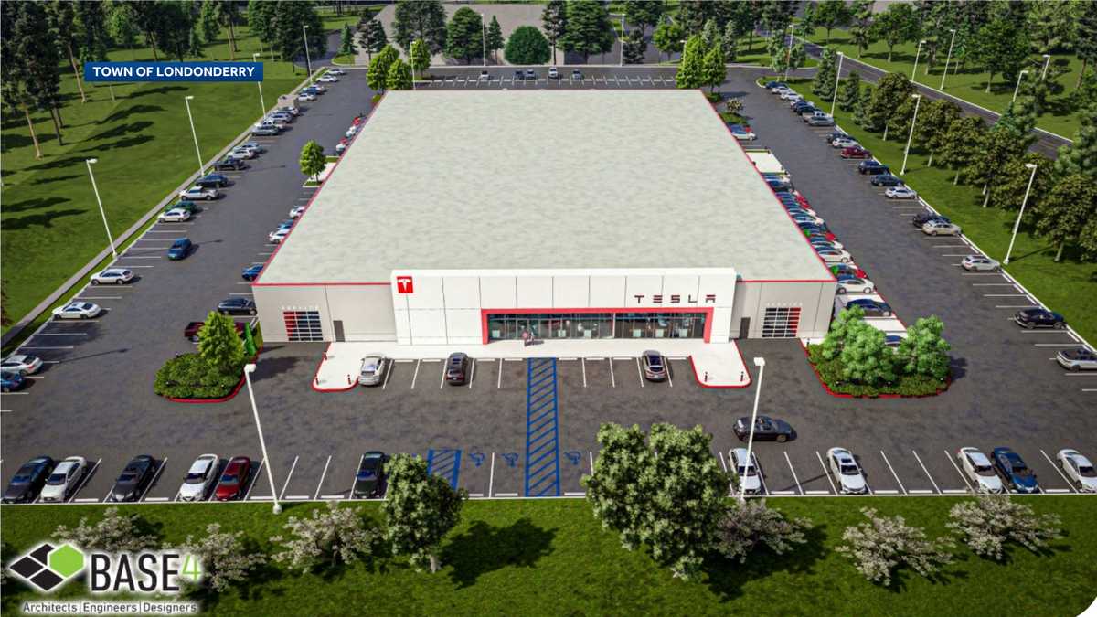  Tesla dealership, service center coming to Londonderry, NH 