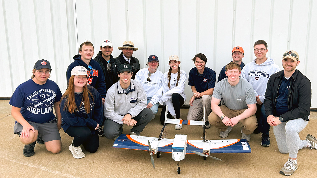  Auburn DBF team has top-20 finish in AIAA Design Build Fly Competition 