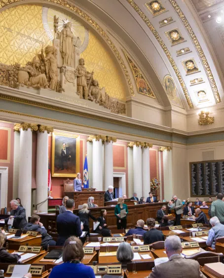  Yelling and screaming on the Minnesota House floor at midnight 
