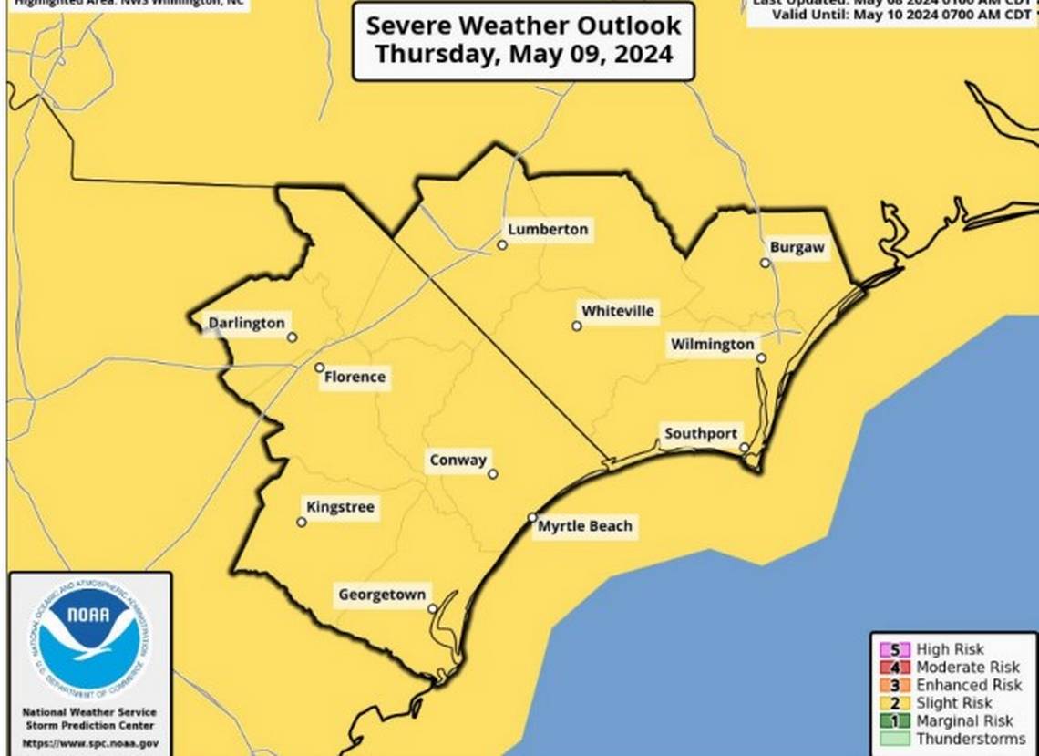  Severe storms, high temps to hit Myrtle Beach SC area. Here’s when and what to expect 