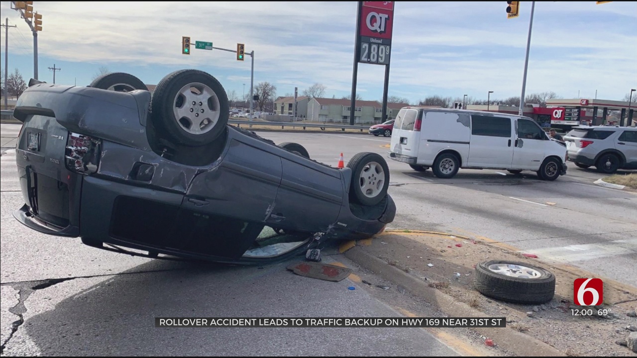  Emergency Crews Respond To Rollover Accident Along Highway 169 