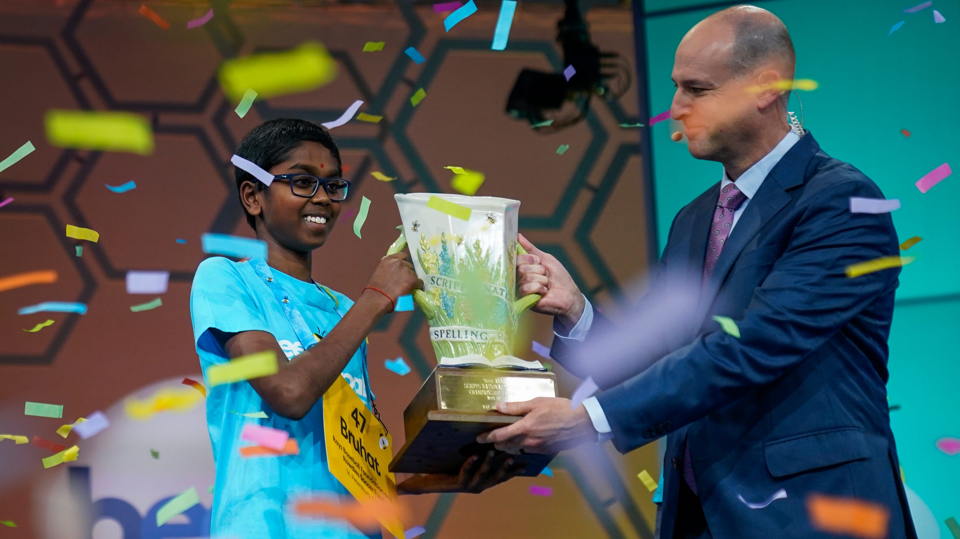  12-year-old Bruhat Soma wins 96th Scripps National Spelling Bee in spell-off 