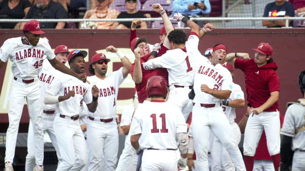  How to watch Alabama baseball vs. Stetson in Tallahassee Regional elimination game 