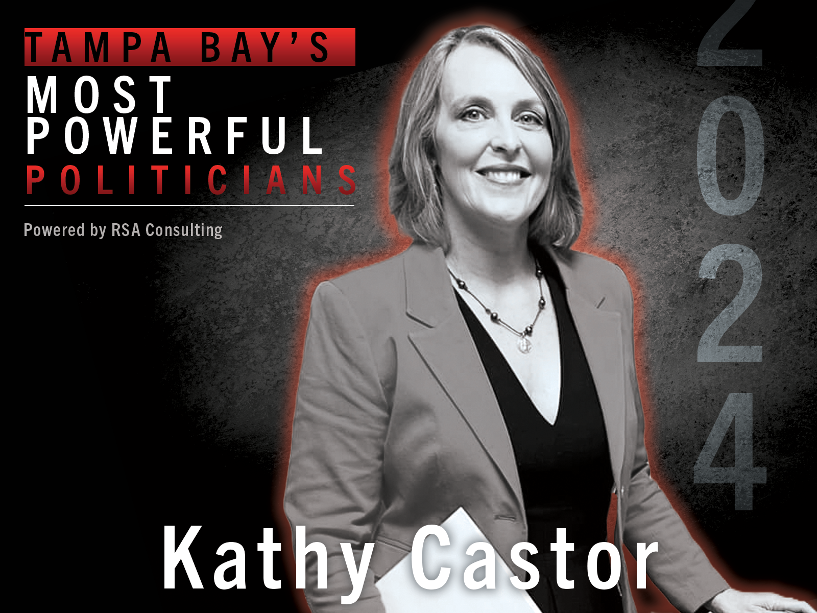  No. 5 on the list of Tampa Bay’s Most Powerful Politicians: Kathy Castor 