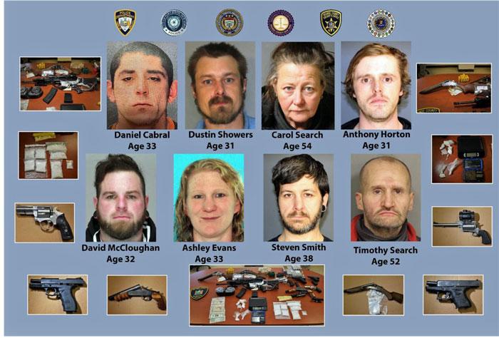  Eight charged with trafficking meth, guns in western Orange County 
