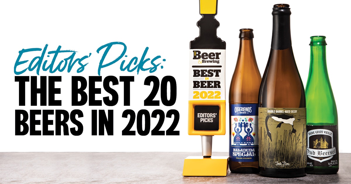   
																The Best 20 Beers in 2022 
															 