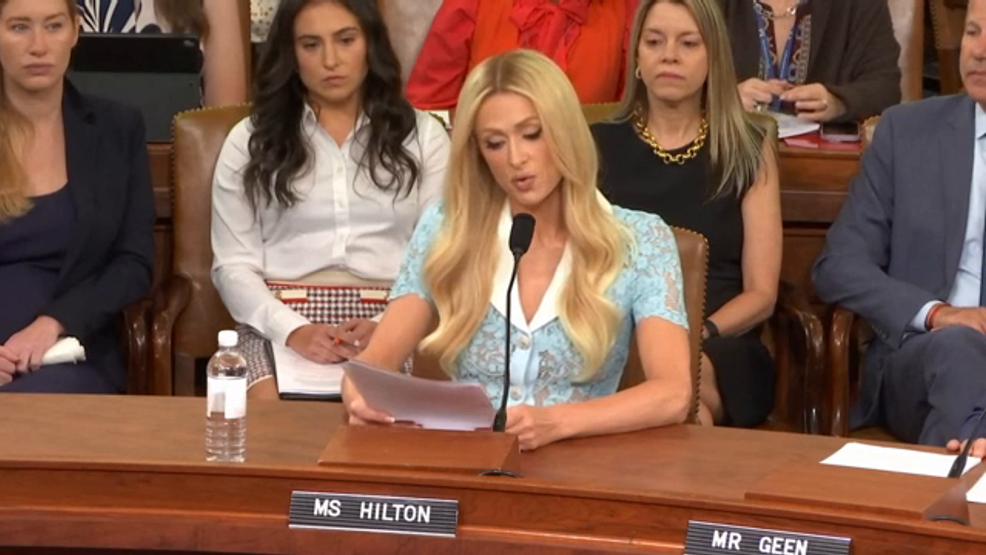  Paris Hilton champions child welfare reform and oversight in Capitol testimony 